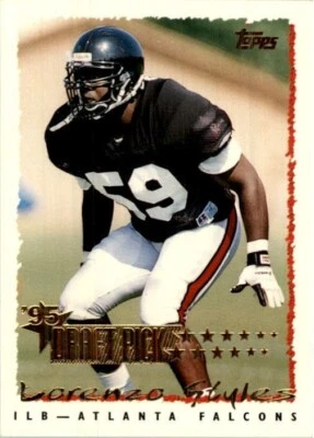 1995 Topps Football Card #433 Lorenzo Styles Rookie - Image 1 of 2