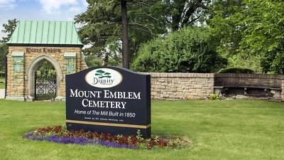Mount Emblem Cemetery Plots in Elmhurst, IL.  $1800.00  for both plots  - Image 1 of 4
