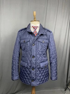 Hackett Men's Blue Quilted Insulated Jacket Size 2XL - Picture 1 of 12