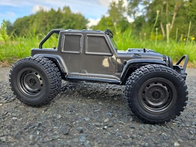 RC Auto Gantry Cross-Country Truck 40km/h schnell Elektro 4WD 1:16 RTR grau - Bild 1 von 4