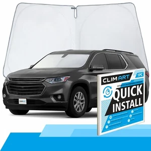 Windshield Sun Shade for 2018-2023 Chevy Traverse - Picture 1 of 8