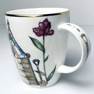 Hudson Middleton GARDEN HOUSE Mug Nick Holland Bone China Coffee Tea Cup England - Picture 1 of 14