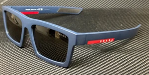 PRADA LINEA ROSSA PS 02ZSU MAG06F Matte Blue Grey Men's 58 mm Sunglasses - Picture 1 of 5