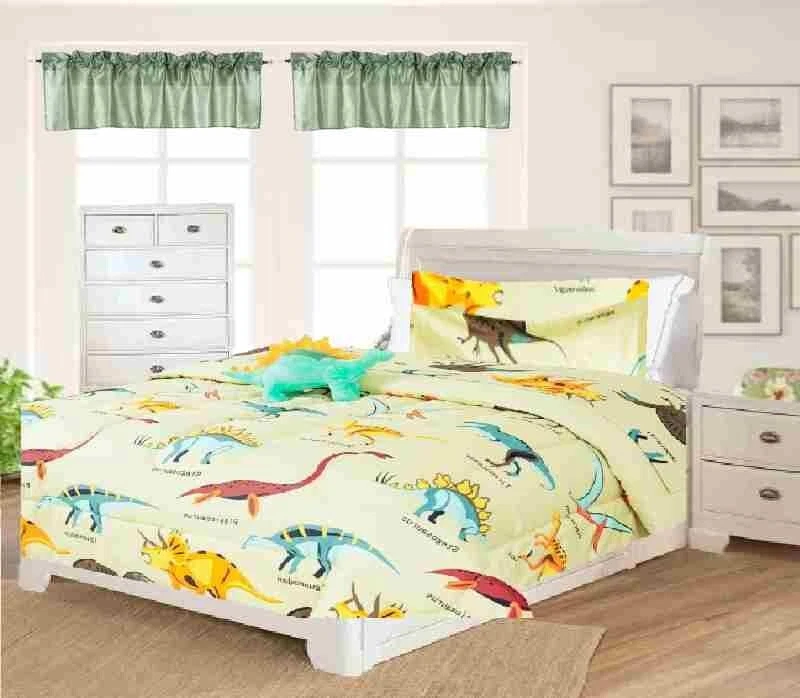 6PC TWIN BEDDING COMPLETE COMFORTER AND SHEET SET BED DRESSING FOR KIDS TEENS - Image 1 of 1