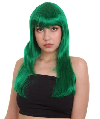 Adult Women Glamour Collections Sexy Cosplay Party Dark Green Wig HW-675 (Adult) - Image 1 of 4