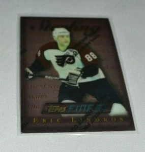 1996 TOPPS FINEST - ERIC LINDROS CENTER PHILADELPHIA FLYERS STERLING CARD 1 - Bild 1 von 4