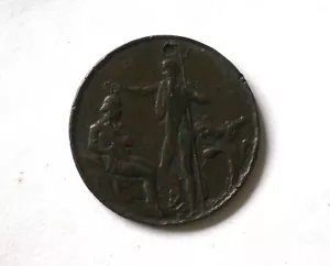 British Halfpenny Token Sir John Jervis Defeats Spanish 1797 - Picture 1 of 2