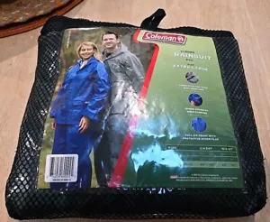 Coleman Aurora Rainsuit Adult Size XL, Green Raincoat and Rainpant Set, NEW - Picture 1 of 3