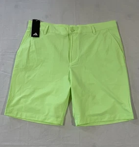 Pantalones Cortos de Golf Adidas Dobby Tex Verde Chispa Costura 8 Pulgadas Para Hombres 36 Ajuste de Rendimiento Nuevos con Etiquetas - Imagen 1 de 10