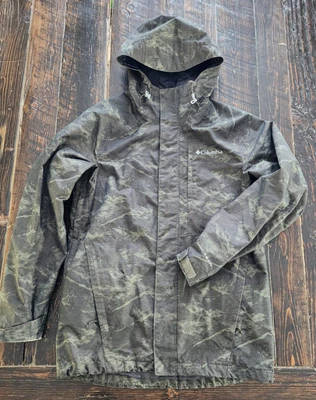 Chaqueta de esquí de snowboard para hombre Columbia camuflada talla S Foto 1 de 4