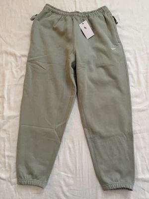 NIKE Nike Solo Swoosh Fleece Pants Nike Solo DX1364-323 Light Green Mens Medium - Image 1 of 4
