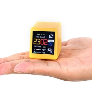 Digitale Wetteruhr mit WLAN-Konnektivit?t und Animation f??r verbesserte Dekora - Zdjęcie 1 z 34