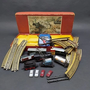 Set Marklin 3103 scala H0 loco vapore carri e carro gru, binari - Picture 1 of 8