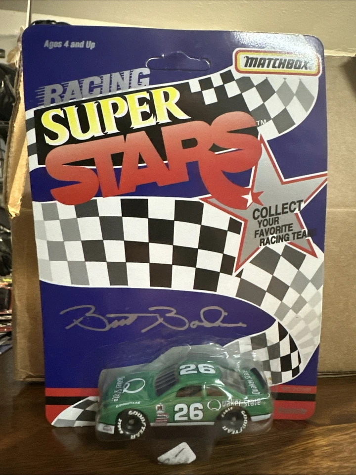 Matchbox Super Stars 1992 NASCAR #26 Quaker State Brett Bodine Foto 1 de 2