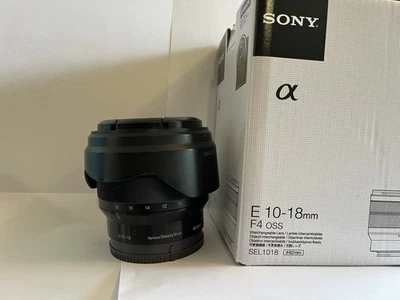 Sony 10-18mm f/4 OSS Lens SEL1018 (E-mount) APS-C Wide Angle near mint condition - image 1 of 3