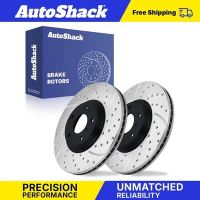 Front Drilled Slotted Brake Rotors for INFINITI G37 G35 Nissan Murano 3.5L Foto 1 de 4