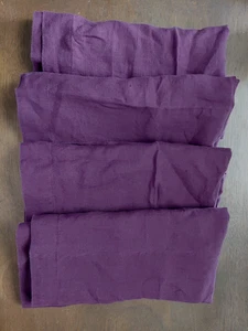 Crate & Barrel Dinner Napkins 100% Linen 22x22" Helena Wine (4) - Picture 1 of 7