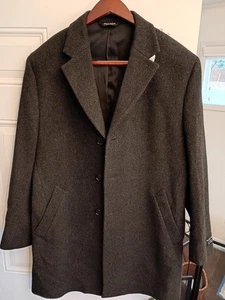 Jos. A. Bank Traveler Collection Tailored Fit 100% wool outerwear overcoat, 42S - Picture 1 of 13