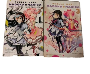 Puella Magi Madoka Magica Manga Lot Volumes 1 & 3 Magica Quartet  - Picture 1 of 2