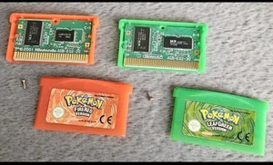 Pokemon Feuerrot Und Blattgrüne Version Nintendo Gameboy Advance Original UK PAL  - Bild 1 von 21