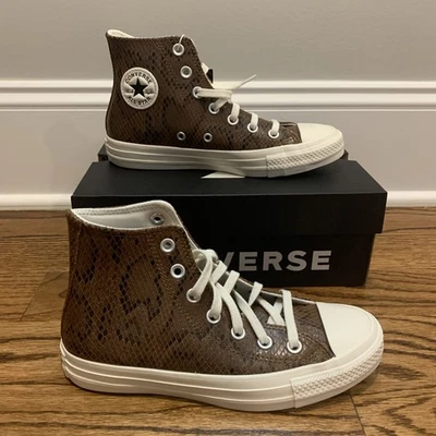 Zapatos para mujer Converse Chuck Taylor All Star whisky oscuro estampado piel de serpiente talla 6 Foto 1 de 4