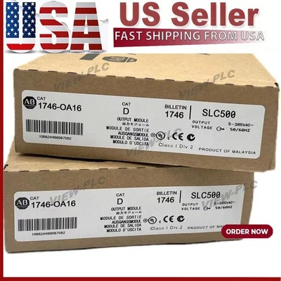 1746OA16 New Factory Sealed 1746-OA16 SER D SLC 500 Output Module US Free Tax - Image 1 of 3