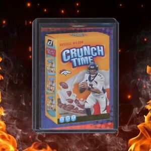 2022 Panini Donruss Crunch Time Russell Wilson Denver Broncos #CT-10 Parallel