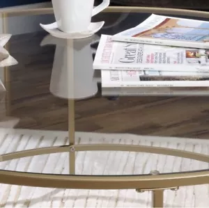 Better Homes & Gardens Nola Coffee Table, Gold Finish - Picture 1 of 4