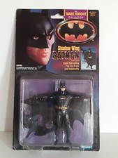 KENNER KEATON BATMAN (PRE FLASH) SHADOW WING DARK KNIGHT BUBBLE ON CARD 1990