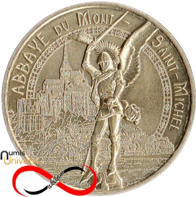 Médaille Souvenir Monnaie de Paris 2023 - Abbaye du Mont-St-Michel, Archange (50 - Photo 1/2