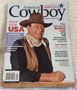 American Cowboy Magazine Aug Sept 2013 John Wayne cover Made in the USA - Bild 1 von 7