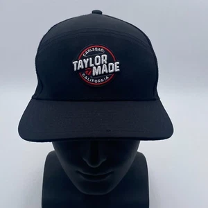 Gorra de golf TaylorMade Tour Horizon Fermi Snapback talla regular 58 cm negra nueva sin etiquetas - Imagen 1 de 8