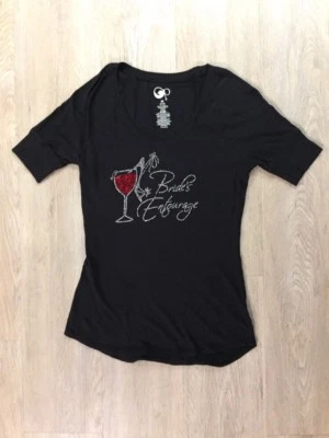 OP Bride’s Entourage Mediano (7-9) Negro Elástico Pecho 32-36" Foto 1 de 3