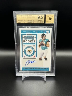 2019 Panini Contenders - Rookie Ticket #186 Gardner Minshew II (AU, RC) - Image 1 of 2