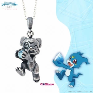 New Digimon Adventure Digital Monster V-mon 02 Necklace Pendant Clavicular Chain