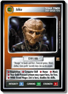 Ishka - Rules of Acquisition - Star Trek CCG 1E - Imagen 1 de 6