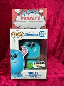 Monsters Disney Pixar Sulley Flocked #385 Pop Vinyl - Picture 1 of 9