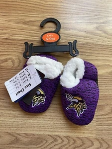 NFL Viking baby Slippers 6-9 Months - Picture 1 of 4
