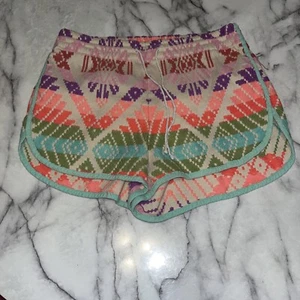 Judith March Shorts Colorful Embroidered Tribal Southwest Girls Medium - Picture 1 of 3
