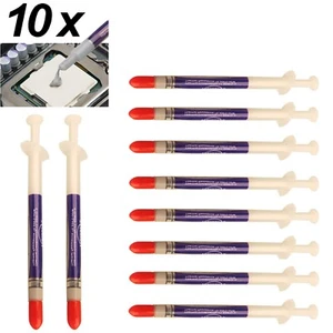 1/5/10 Pcs Heat sink Thermal Compound Silicon Paste PC CPU Processor Syringe - Afbeelding 1 van 7