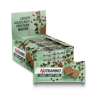 Nutramino Crispy Hazelnut Protein Wafer Protein Bar Snack Bar (12x 39g) June24
