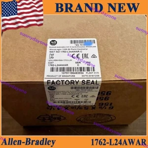 New NEW PLC 1762-L24AWAR SER C MicroLogix 1200 24 Point Controller US AB - Picture 1 of 10