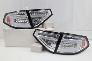 NEW Chrome LED Sequential Tail Lights for-2008-2014~Subaru Impreza WRX Hatchback