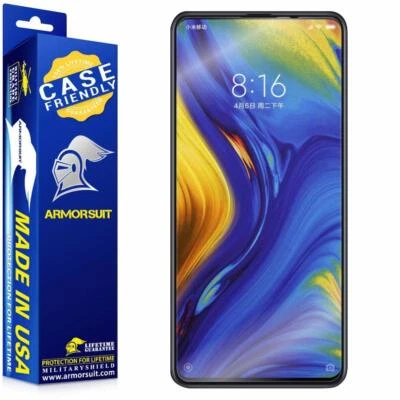 [2-Pack] ArmorSuit MilitaryShield Xiaomi Mi Mix 3 Clear Film Screen Protector - Image 1 of 4