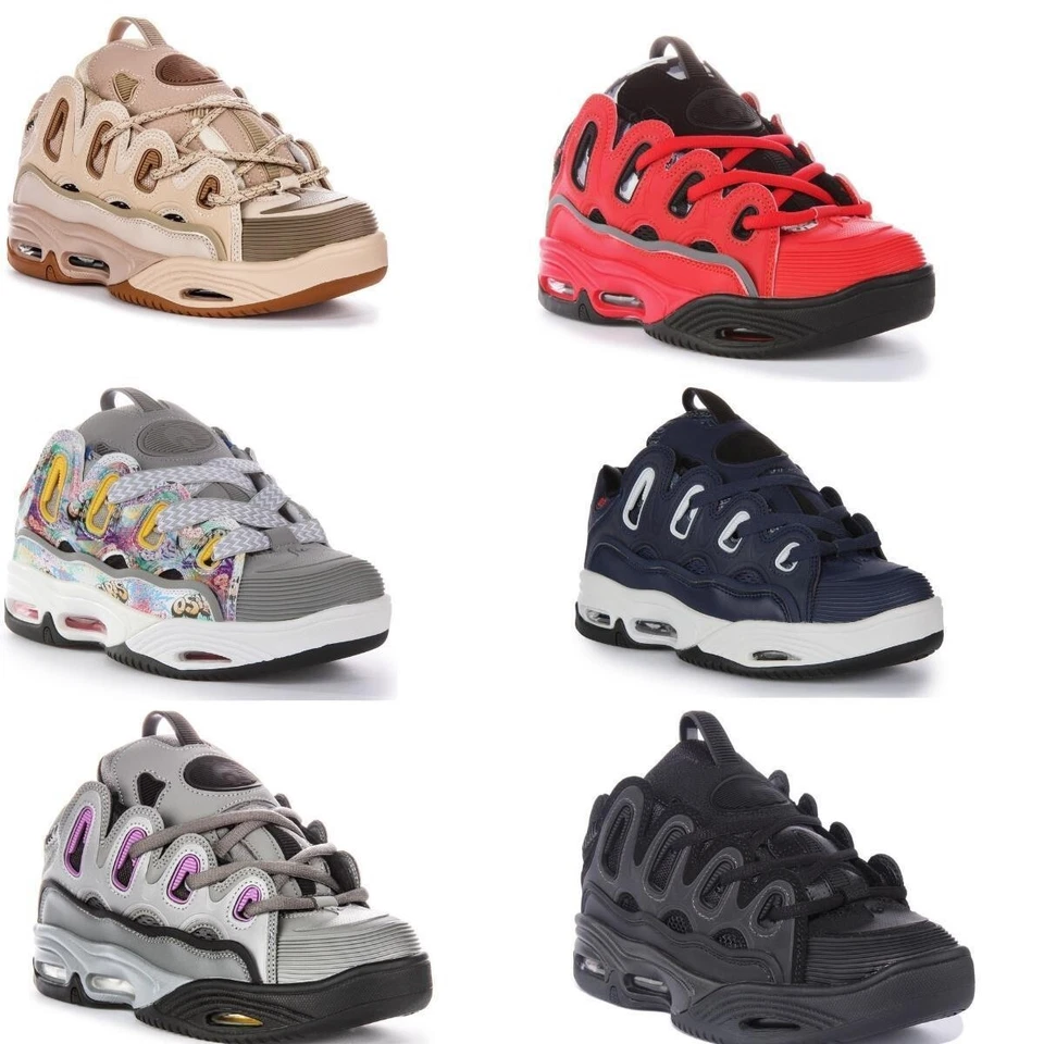 OSIRIS D3 2001 Suela Gruesa Bajo Skateboard Zapatillas Hombre Negro Talla UK 6 - - Imagen 1 de 1