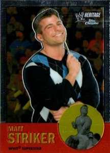 2007 Topps Heritage II Chrome WWE Wrestling Card #12 Matt Striker  - Picture 1 of 2