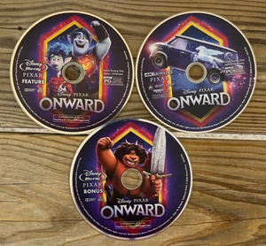 DISNEY*PIXAR ONWARD 3 DISC SET: BLU-RAY & 4K ULTRA HD, 2020 ~ NUR 3 DISCS! - Bild 1 von 4
