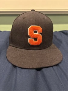 Syracuse University Navy Blue/Orange New Era 59Fiftey 6 7/8 - Picture 1 of 2
