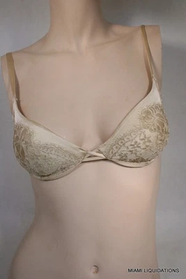 Sujetador con aros Spoylt 3672 media copa 32D beige dorado precio de venta sugerido por el fabricante 130 USD Foto 1 de 2