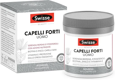 Capelli Forti Uomo, Integratore Alimentare Che Combina Vitamine, Minerali E Ingr - Immagine 1 di 4